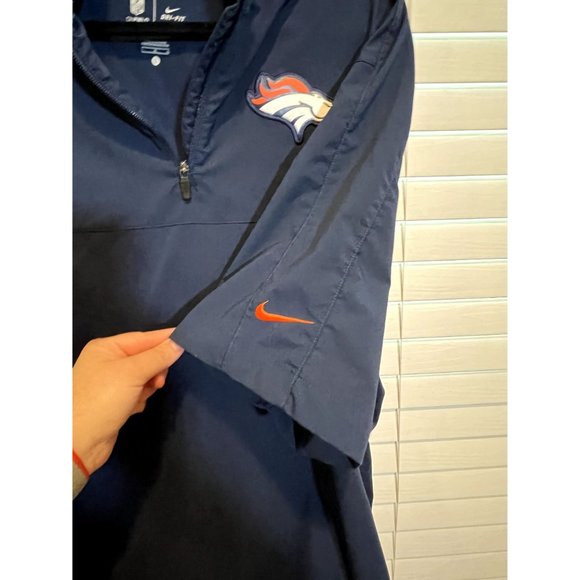 Nike OnField Denver Broncos 1/4 Zip Pullover - Size L - Picture 3 of 5